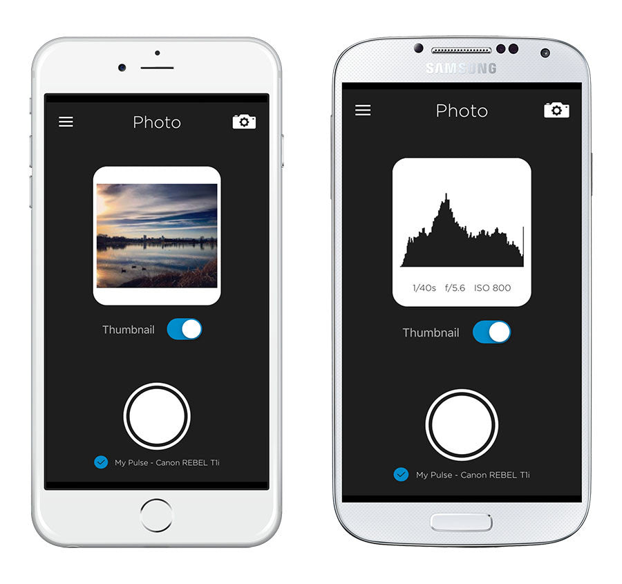 pulse wireless camera control timelapse camera remote